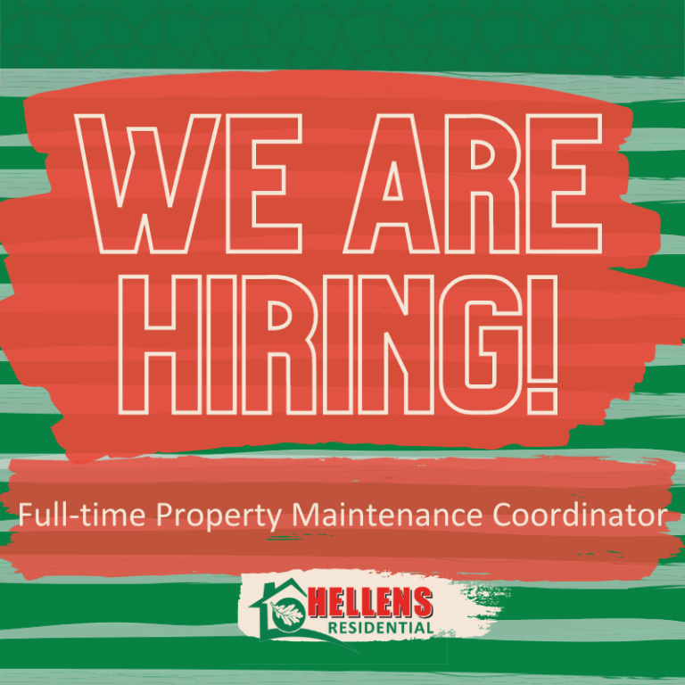 Property Maintenance Coordinator Opportunity at Hellens Residential